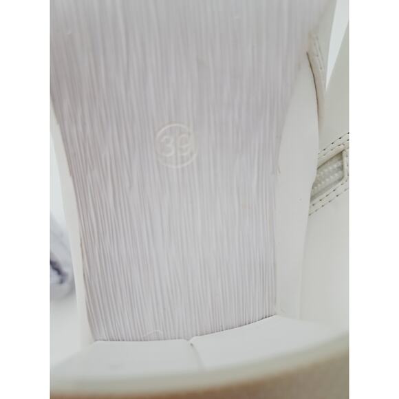 Sekayisore White Round Toe Short Gogo Ankle Boots Low Block Heel Booties - Picture 11 of 11